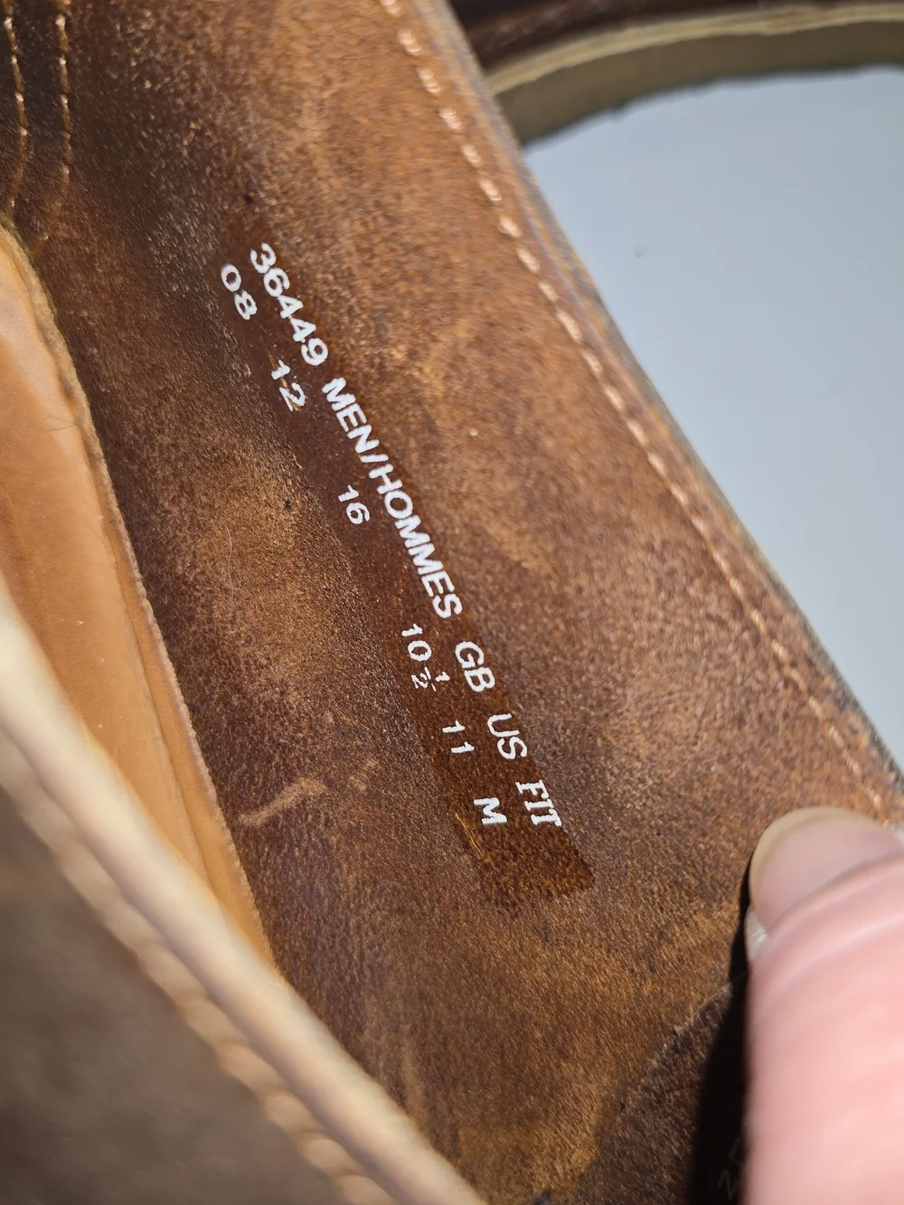 Clarks Originals Desert Trek Chukka Boots 11 Brown Leather